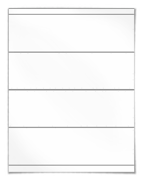 400 Quarter Page Blank Square Corner Printable Large Labels