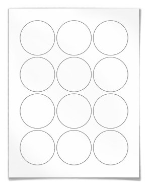 Round Labels (Circular) For Laser And Inkjet Printers